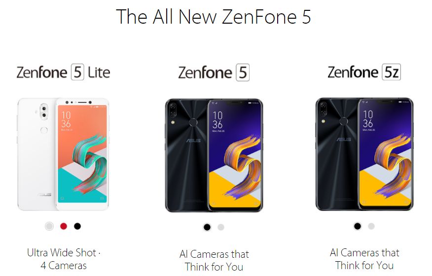 ZenFone 5、ZenFone Lite、ZenFone 5Z正式発表！日本版の発売は？【ASUS】ZE620KL ZS620KL ZC600KL